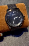 VIVARA - Relógio, Quartz, excelente estado , todo em aço preto, Medida:37mm