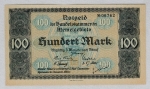 Numismática, MEMEL 100 MARK, RARA, FLOR DE ESTAMPA 1922