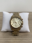 RELÓGIO QUARTZ MICHAEL KORS MODELO MK5166, funcionando, vendido no estado, caixa com 4,2 x 4,6 cm, a