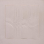 ABRAHAM PALATNIK (1928 - 2020) "Múltiplo Branco" PA, PVC, 33 X 33cm, assinado e datado (1977