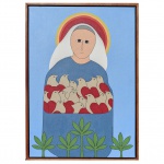 ANTÔNIO MAIA (Carmópolis, SE, 1928 - Rio de Janeiro, 2008) - Ex-Voto. Tinta Acrilica s/ tela. Ass. e