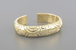 Bracelete em Ouro Amarelo 18k - Tamanho 16 cm (5.6x4.3cm) - Peso: 82,9 gramas - Ref.:11076
