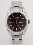 ROLEX OYSTER PERPETUAL - Modelo MILGAUSS - Relógio suíço de pulso, caixa (36 mm) e pulseira em aço.