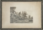 Litogravura, paisagem com castelo, numerada 70/100, assinada no C.I.E, datada 1989, proteção de vidro e moldura de madeira. Medida da obra 24 x 33cm. Medida total 43 x 59cm.