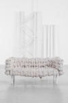 Pedro Franco- 2009- Sofa 2 lugares Underconstrucion. 161x82x69cm de altura.
