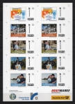 ALEMANHA BUNDESPOST - FOLHA COM SÉRIE COMPLETA NOVA COM SELOS AUTOADESIVOS - 2017