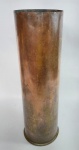 Antigo Estojo de Munição de Canhão - 105mm - M3 - FJF - Fábrica Juiz de Fora - Bronze - Ano: 1959 - Peso: 2470 gramas - Medida: 37 cm de alt x 12 cm de diâmetro de base x 105mm diâmetro de boca. Conforme fotos.