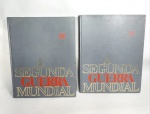 Lote de 2 Livros de Coleção - A Segunda Guerra Mundial - TOMO 1 e TOMO 2 - Editora CODEX LTDA - 1966 - Capa dura - Páginas conservadas com riqueza de ilustrações e Textos. Medida: 29,5 cm x 23,5 cm x 2 cm. Conforme fotos.
