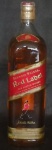 Garra de Johnnie Walker Red Label Old Scotch Whisky envelhecido 1 Litro.