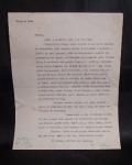 Carta datilografada do Acadênico Thiago de Mello.