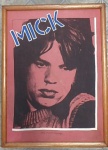 Serigrafia sobre tecido T. Shirts Company 1985 Mick. Med. 58cm x 43cm.