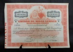 APÓLICE - de Divida Interna Fundada de Minas Gerais de  Rs 200$000, de 6/11/1936