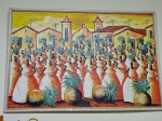 Bahianas /PELOURINHO : OST 80 X 120 cm . Assinatura ilegivel