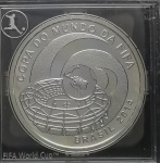 5 REAIS - 2014 - PRATA .925 - 27gr - CAT. P752 - COPA DO MUNDO DO BRASIL - CIDADES SEDES - PROOF