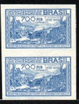 PROVA - Comemorativo - 4º Centenário de S. Vicente - M.A. de Souza em São Vicente - nº 45. Par verti