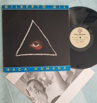 LP GILBERTO GIL - RAÇA HUMANA CAPA DUPLA C/ ENCARTE // CAPA CONFORME FOTOS // DISCO EM MUITO BOM ESTADO // PODE CONTER RISCOS QUE CAUSAM CHIADOS, RUÍDOS OU PULOS