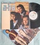 LP A-HA - BEST IN BRAZIL C/ ENCARTE // CAPA CONFORME FOTOS // DISCO EM MUITO BOM ESTADO // PODE CONTER RISCOS QUE CAUSAM CHIADOS, RUÍDOS OU PULOS