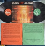 LP QUEEN - LIVE CAPA DUPLA C/ ENCARTE // CAPA CONFORME FOTOS // DISCO EM MUITO BOM ESTADO // PODE CONTER RISCOS QUE CAUSAM CHIADOS, RUÍDOS OU PULOS
