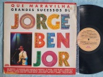 LP JORGE BEN JOR - QUE MARAVILHA // CAPA CONFORME FOTOS // DISCO EM MUITO BOM ESTADO // PODE CONTER RISCOS QUE CAUSAM CHIADOS, RUÍDOS OU PULOS