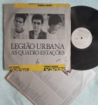 LP LEGIÃO URBANA - AS QUATRO ESTAÇÕES C/ ENCARTE // CAPA CONFORME FOTOS // DISCO EM MUITO BOM ESTADO // PODE CONTER RISCOS QUE CAUSAM CHIADOS, RUÍDOS OU PULOS