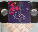 LP RAUL SEIXAS - A ARTE DE RAUL SEIXAS DUPLO C/ ENCARTE // CAPA CONFORME FOTOS // DISCO EM MUITO BOM ESTADO // PODE CONTER RISCOS QUE CAUSAM CHIADOS, RUÍDOS OU PULOS
