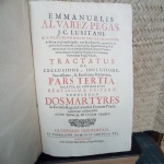 EMMANUELIS ALVAREZ PEGAS - TRACTATUS DE EXCLUSIONE, INCLUSIONE, SUCCESSIONE & ERECTIONE MAIORATUS, P