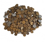 Lote com 1,5K de moedas brasileiras.