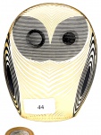 Abraham Palatnik, escultura cinética, representando coruja, altura 11,5cm, década de 60/70.