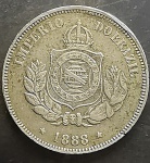 50 RÉIS - 1888 - NIQUEL - IMPÉRIO
