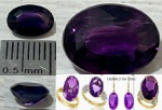 AMETISTA ROXA EXTRA LUXO ALTO PADRÃO LAPIDAÇÃO OVAL ORIGEM SANT SÉ BAHIA MAGNIFICO ROXO SAFIRA!