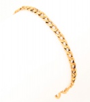 Pulseira Grumet em Ouro Amarelo 750. Comprimento 17,0cm. Peso 2,5g.