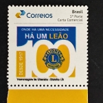 Selo personalizado em perfeito estado - MINT borda de folha