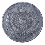 BRASIL 1889. 2000 RÉIS. IMPÉRIO. PRATA.