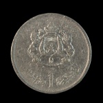 MOEDA DE 1 DIRHAN DE MARROCOS - 1965