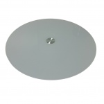 Lazy Susan em vidro fosco em sua embalagem original, Diam. 45, Alt, 2,2 cm.