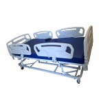 Cama hospitalar articulada,  3m ferro patinado de branco motorizada com três movimentos, colchão ortopédico, D33 possui grades laterais e ajustável, em PVC by Pilatis, na garantia, pouquíssimo uso, 200 x 90, Alt. 70 e 93 cm.