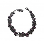 Antiga pulseira de prata  e marcassita, 21,5g. Bruto.