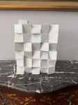 Sérgio Camargo, escultura mármore carrara, 30(A) x 25(C) X18(L) cm