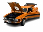 COLECIONISMO - Carro modelo Ford Mustang Mach 1, ano 1970. Feito em metal com detalhes em material s