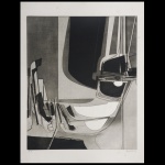 IVAN MOSCATELLI (1944 - 2022) - Composição Abstrata. Gravura em metal. P.A. 57 x 74 cm (ME). Obra sem moldura. Pintor itálo-suiço famoso por suas obras gráficas.