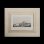 HERMANN BURMEISTER (1807-1892)  Vista do Rio Parayba. Paisagem do Brasil. Viagens nas províncias do Rio de Janeiro e Minas Gerais. Raro litografia original em sépia do álbum editado na Alemanha, Berlim em 1853. Gráfica Georg reimer. Proveniência: Book Store Flower  Londres (com timbre). 32 x 49 cm (MI). 54 x 68 cm (ME).