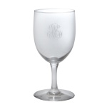 IMPÉRIO BRASILEIRO - 1º BARÃO DE PIRACICABA (São Paulo, 1891  1876)  Taça em cristal francês translucida pertencente ao Serviço do 1º. Barão de Piracicaba (Antônio Pais de Barros). Bojo liso apresentando inicial encimada por coroa. 12 cm. Fazendeiro, Político e Nobre brasileiro. Recebeu o título de barão de Piracicaba em 2 de dezembro de 1854.