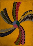 FRANCISCO GALENO Girassol O.s.m mede: 80 x 110 cm assinado no verso Brazlândia -DF