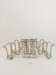 PORTA TALHER  EM PRATA 90 , PARA 12 TALHERES. MEDIDA  35,5X15,5X13 ALTURA