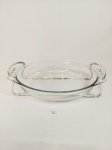 RIVA- SUPORTE  RETRAIL PARA  TRAVESSA  EM PRATA 90 MARCADO RIVA ,ACOMPANHA TRAVESSA  VIDRO OVAL  APRESENTA PEQUNO BICADO NA BORDA. MEDIDA DO SUPORTE 39 CMX 15 CM  MAXIMO