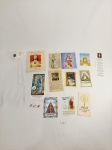 LOTE RELIGIOSO COMPOSTO POR 1TERÇO, 1 CAIXINHA, 1 MARCADO DE PAGINA, 10 SATINHOS E 1 LIVRETO APELO AMOR, E 4 MEDALINHAS. MEDIDA:  TERÇO 33 CM DE COMPRIMENTO, CAXINHA 4 CM D X 2 CM DE ALTURA