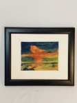 DIFERENTE QUADRO COM TECIDO PINTADO COM MOLDURA EM MADEIRA. MEDIDA: 35 CM DE COMPRIMENTO X 29 CM DE LARGURA