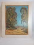 QUADRO OLÉO SOBRE TELA  RETRATANDO PAISAGEM DE  ASSINADO  HOMERO ROCHA 1969. MEDIDA: PARTE INTERNA 52 CM X 67 CM, PARTE EXTERNA 82 CM X 67,5 CM DE LARGURA