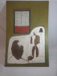 QUADRO ÓLEO SOBRE/EUCATEX  ASSINADO  JULIO VIEIRA SEM MOLDURA . MEDIDA: 92 CM DE ALTURA X 60 CM DE LARGURA