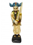MAGNIFICA ESCULTURA EM MARFIM REPRESENTANDO SAMURAI COM RICA EXPRESSÃO, MOVIMENTO E LINDA POLICRÔMIA. JAPÃO SÉCULO XIX. PERFEITO ESTADO DE CONSERVAÇÃO. MEDE APROX 14,5 CM DE ALTURA COM A BASE. OBS: FORMA CONJUNTO COM OS LOTES Nº 279, 280 E 281.